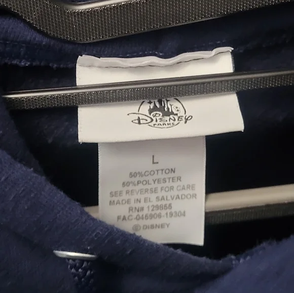 Walt Disney World Since 1971 Hoodie Mickey - Blue Unisex New Condition Size L - Picture 3 of 3